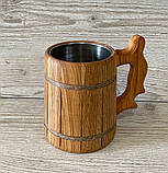 Дерев’яний келих кружка з дерева, фото 2
