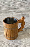 Дерев’яний келих кружка з дерева, фото 5