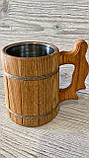 Дерев’яний келих кружка з дерева, фото 4