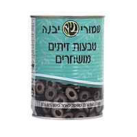 KVUZAT YAVNE Sliced black olives маслины черные нарезанные, 540 г