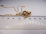 Ланцюг золота з підвіскою з діамантами, вага 6,62 грам, 45 см. Проба 750, фото 5