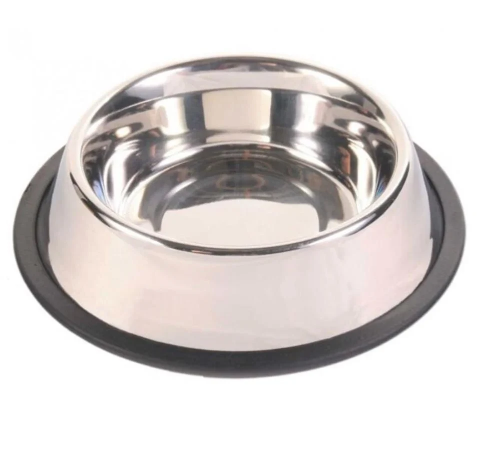 Миска для собаки з нержавіючої сталі кругла 24-8-14 2500 мл