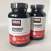 Force factor D-mannose, D-маноза 500 мг, 120 капсул