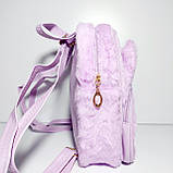 Рюкзак для дівчинки хутряний зайка, фото 3