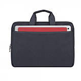 RivaCase 8231 чорна сумка  для ноутбука 15.6 дюймів., фото 5