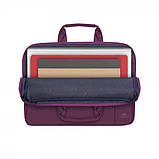 RivaCase 8231 фіолетова сумка  для ноутбука 15.6 дюймів., фото 4