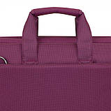 RivaCase 8231 фіолетова сумка  для ноутбука 15.6 дюймів., фото 10