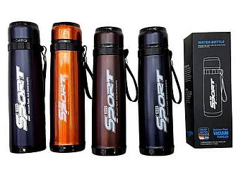 Термос нержавіюча сталь 0.6 л Sport WB-213 чорний