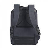 RivaCase 8365 чорний рюкзак для ноутбука 17.3 дюймів, фото 3