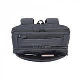 RivaCase 8365 чорний рюкзак для ноутбука 17.3 дюймів, фото 10