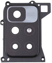 Скло камери Xiaomi Redmi 10/Redmi 10 Prime/Redmi 10 Prime 2022 з рамкою чорного кольору