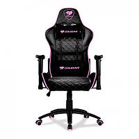 Крісло ігрове ARMOR One EVA , чорний+рожевий