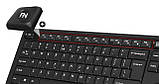 A4Tech Fstyler FG1010, комплект бездротовий клавіатура з мишою, чорний+блакитний колір, фото 6