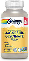 Магний глицинат Solaray Magnesium Glycinate 350 мг, 240 капсул