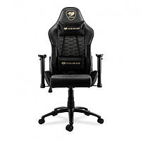 Кресло игровое Cougar OUTRIDER Royal, геймерское, дышащая экокожа, стальной каркас, цвет черный