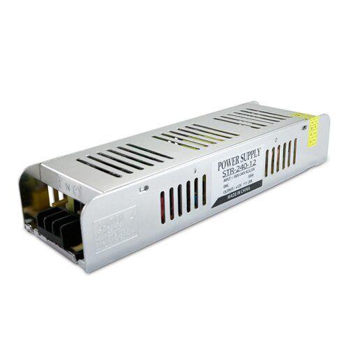 Блок живлення  DC12 240W 20А STR-240 вузький