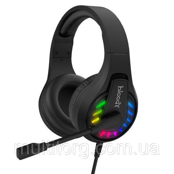 Гарнітура ігрова Bloody G230 з LED підсвічуванням, , Neon LED, USB