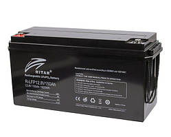 Акумуляторна електрична батарея літієва Ritar R-LFP12.8V150Ah, 12 В 150 Aгод, LiFePo4