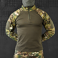 Тактическая рубашка убакс мультикам под бронижелет, боевая рубашка зсу ubacs мультикам