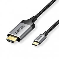 Кабель Choetech CH0021-BK, USB-C на HDMI, 1.8м