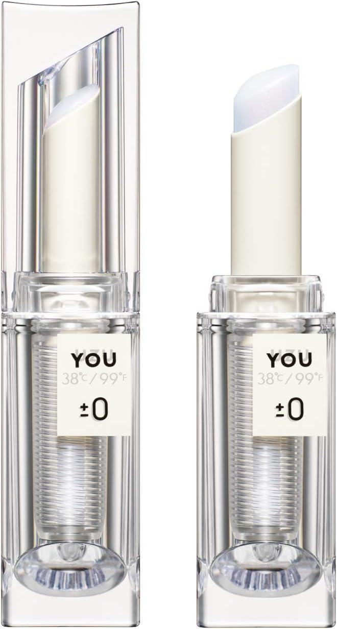 UZU by FLOWFUSHI 38 ℃ / 99F lipstick TOKYO ±0 Clear-Hologram Sheer Semi-Gloss прозора помада-блиск 3,8 г