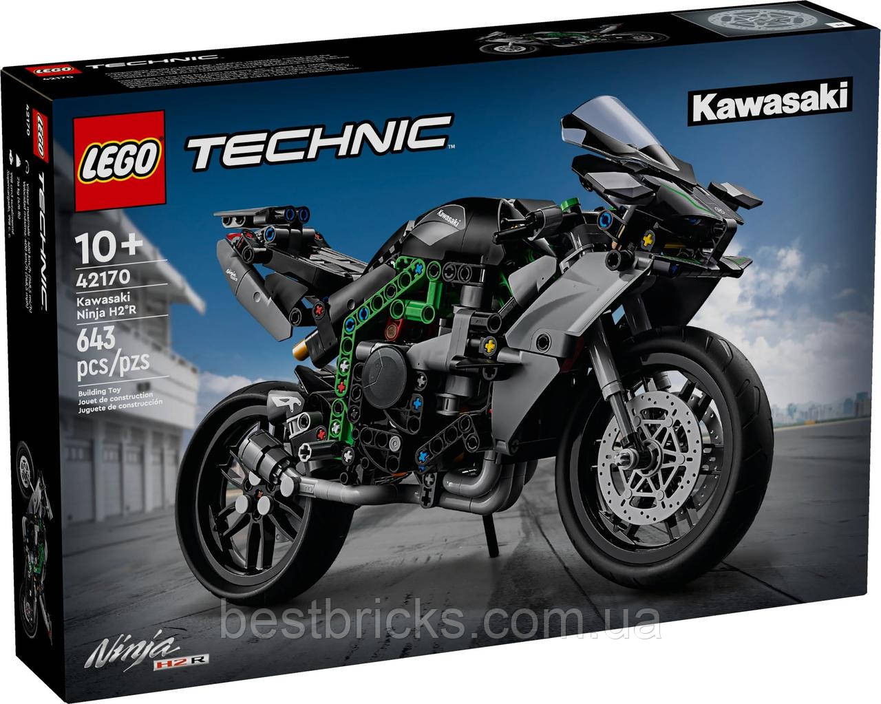 Конструктор Lego Technic Мотоцикл Кавасаки Ніндзя Х2Р 42170, фото 1