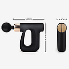 Ручний масажер для тіла 4в1 акумуляторний, з USB, HB-007, Чорний / Перкусійний масажер антицелюлітний, фото 9