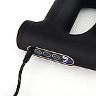 Ручний масажер для тіла 4в1 акумуляторний, з USB, HB-007, Чорний / Перкусійний масажер антицелюлітний, фото 7