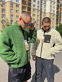 Куртка Stussy, Sherpa reversible, шерпа двостороння, цена: 3295