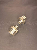 Ніпель перехідний різьбовий нержавіючий DN32x20 (1"1/4х3/4"), н/ж сталь AISI 304, Class 150, шестигранник