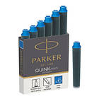 Чорнило для перових ручок Parker Картриджі Quink Mini /6шт синій (11 510BLU) (код 1525813)