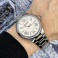 Жіночий годинник з нержавіючої сталі сталевий браслет, Годинник жіночий металевий срібного кольору Curren