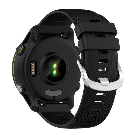 Ремінець для Garmin Forerunner 255S/Venu 2S/Vivoactive 4S (чорний), фото 1