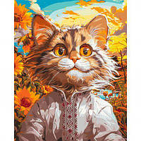 Картина по номерам "Украинский котик" 40x50 см [tsi233889-TSI]