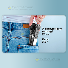 Монопод стабілізатор WIWU Wi-SE006 70 см для телефона LED підсвічуванням смартфона з блютуз кнопкою пультом селфі, фото 4