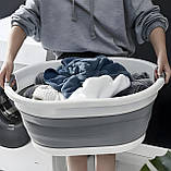 Силіконовий складаний кошик таз миска для білизни 25 л Ruhhy15371 Польща, фото 4