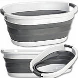 Силіконовий складаний кошик таз миска для білизни 25 л Ruhhy15371 Польща, фото 2
