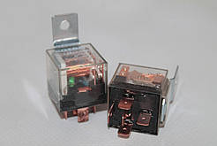 Реле 5 Конт 40А Газель  ЗАЗ (універс.) мідна обмотка з індикатором (пр-во NPS) 5к 40А