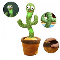 Dancing cactus | Игрушка говорящий кактус | Интерактивная игрушка говорящий XC-427 танцующий кактус