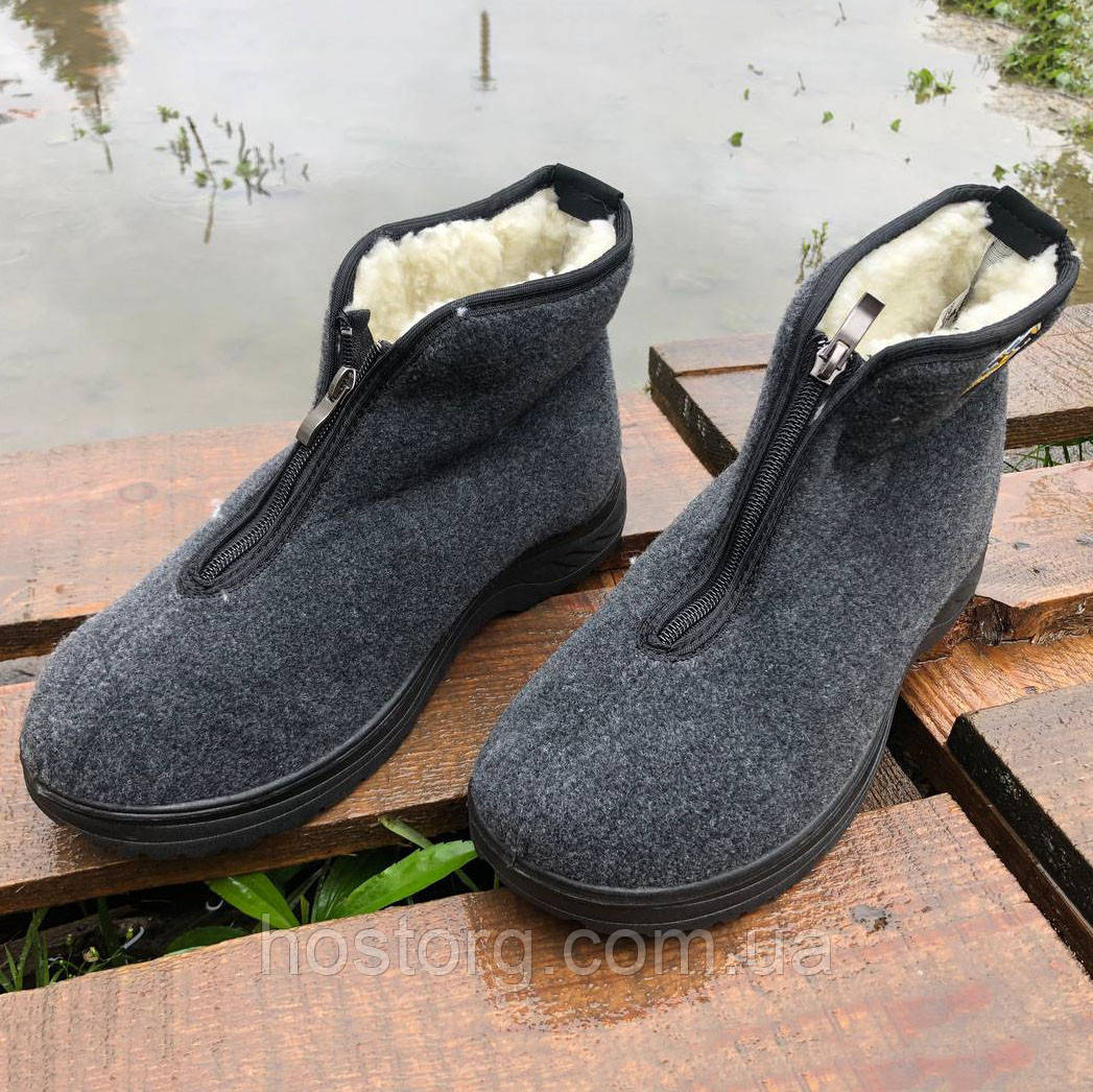 Робоче взуття для чоловіків Розмір 41 / Бурки бабусі Дідусь / BQ-718 Чоловічі черевики