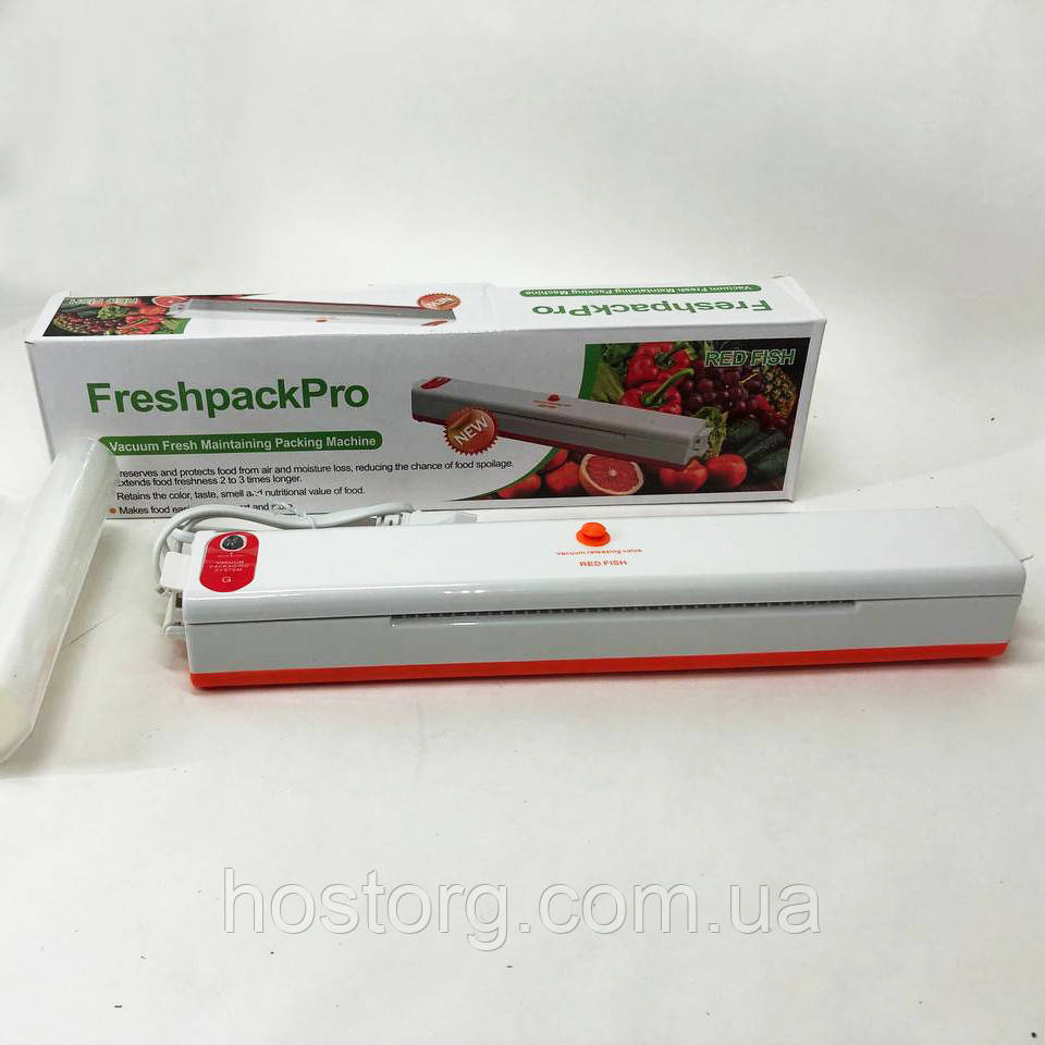 Кухонный вакууматор Freshpack Pro оранжевый, Ручной LS-527 вакууматор, Вакуумщикы - фото 5 - id-p2100048718