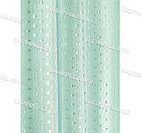 Шторка для ванної кімнати "Піка" Shower Сurtain, салатна однотонна 180х180 см., фото 4