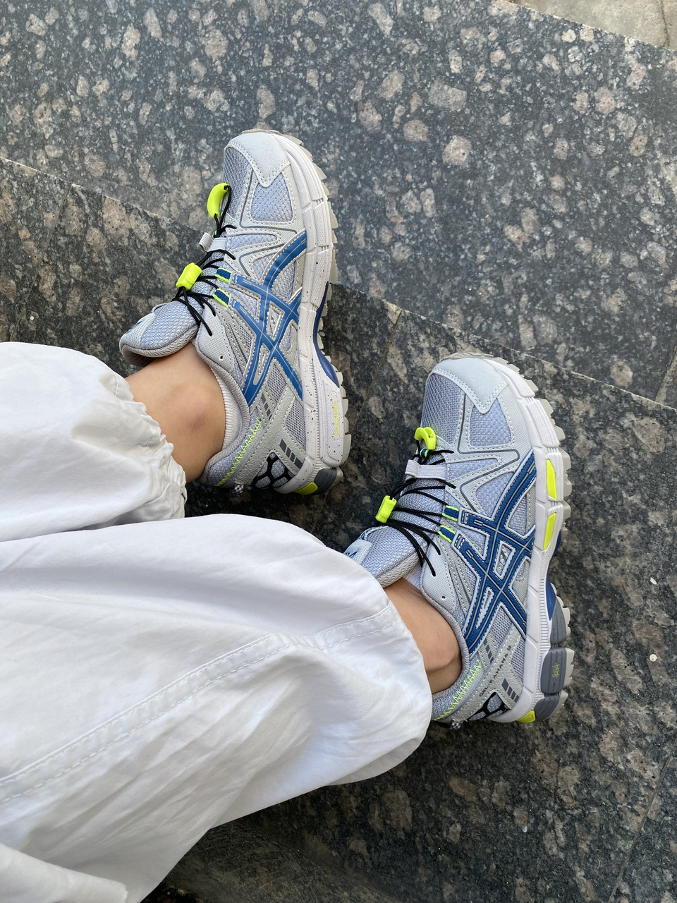 Asics Gel-Kahana 8 Grey/Blue - фото 2 - id-p1937841146