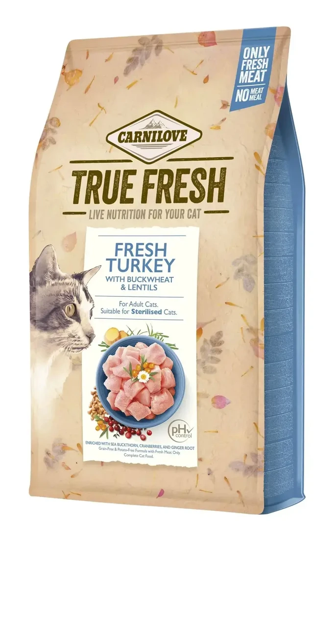 Сухий корм для кішок Carnilove True Fresh Cat 1.8 кг індичка, фото 1