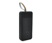 Power bank YM-318KCX 30000mAh, flashlight, Input: 5V/2.1A(micro USB, Type-C, Lightning),Output: 5V