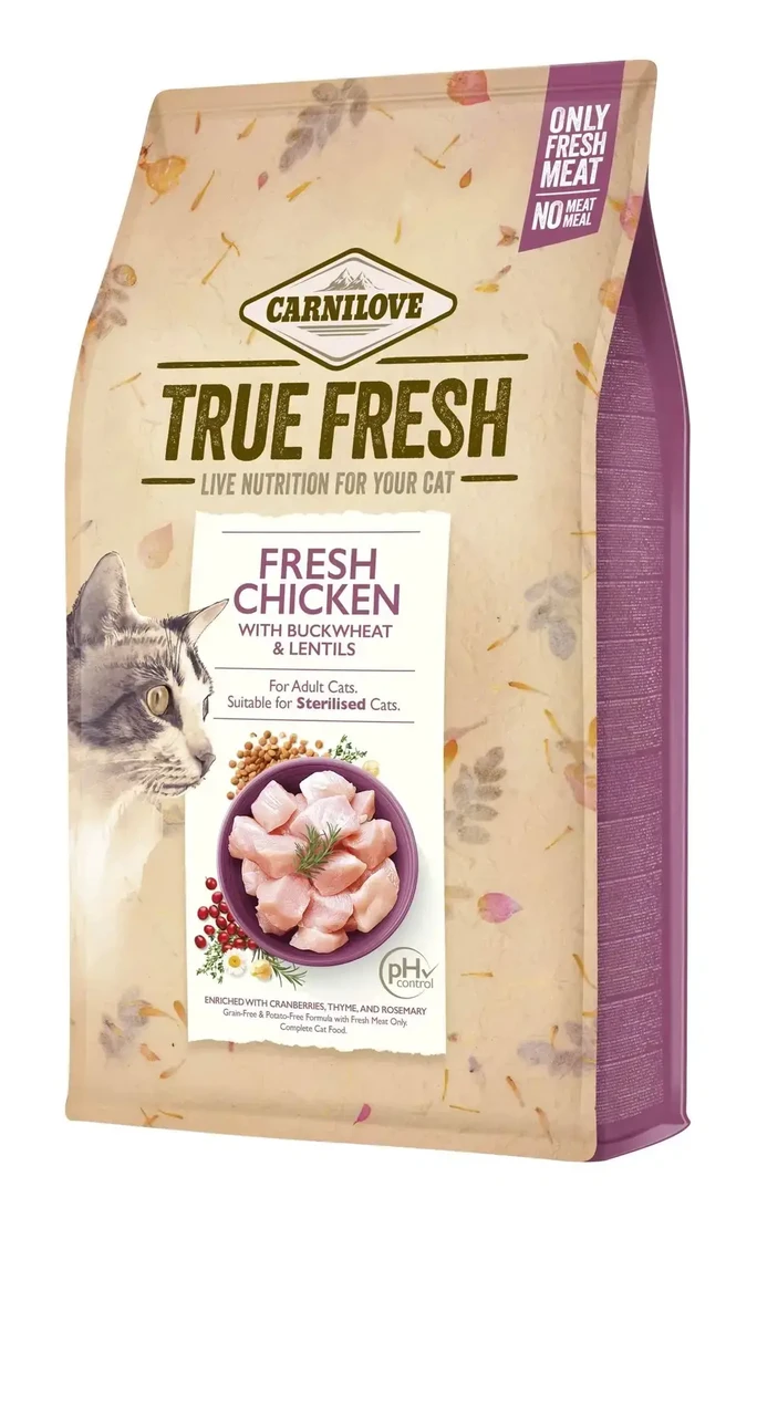 Сухий корм для котів Carnilove True Fresh Cat 340 г курка
