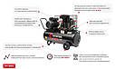 Компресор 50 л, 1.8 кВт, 220 В, 10 атм, 250 л/хв. INTERTOOL PT-0011, фото 11