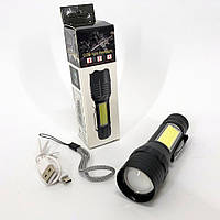 Ліхтарик світлодіодний ручний акумуляторний портативний Police Bailong BL-T6-19 | Кишеньковий GR-258 міні ліхтар