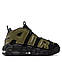 Чоловічі кросівки Nike Air More Uptempo '96 Black/Rough Green, фото 2