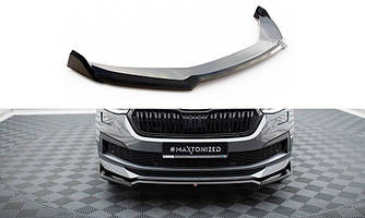 Сплітер Skoda Kodiaq Sportline (21-23) тюнінг обвіс губа спідниця елерон (V2)